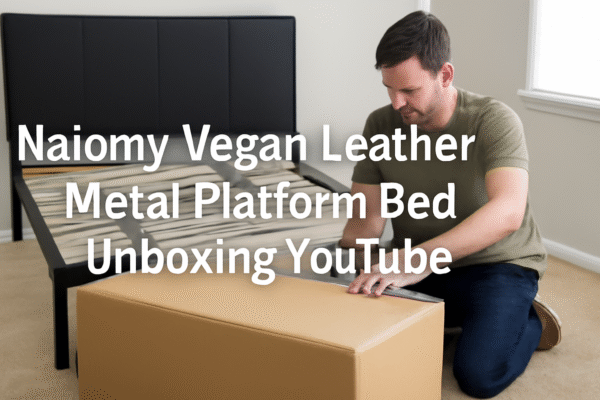 Naiomy Vegan Leather Metal Platform Bed Unboxing YouTube: A Comprehensive Guide